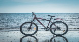 Ride A Mountain Bike On The Sea Beach.jpg